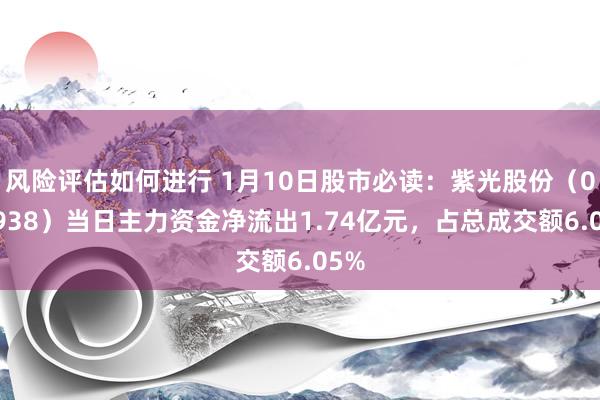 风险评估如何进行 1月10日股市必读：紫光股份（000938）当日主力资金净流出1.74亿元，占总成交额6.05%