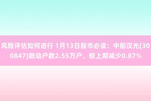 风险评估如何进行 1月13日股市必读：中船汉光(300847)鼓动户数2.55万户，较上期减少0.87%