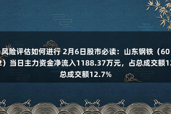 风险评估如何进行 2月6日股市必读：山东钢铁（600022）当日主力资金净流入1188.37万元，占总成交额12.7%