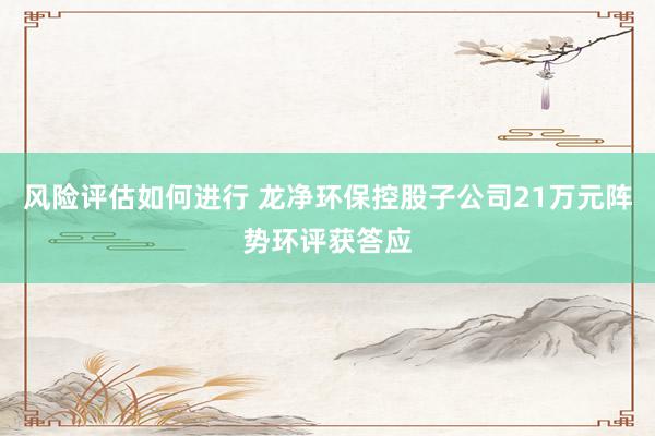 风险评估如何进行 龙净环保控股子公司21万元阵势环评获答应