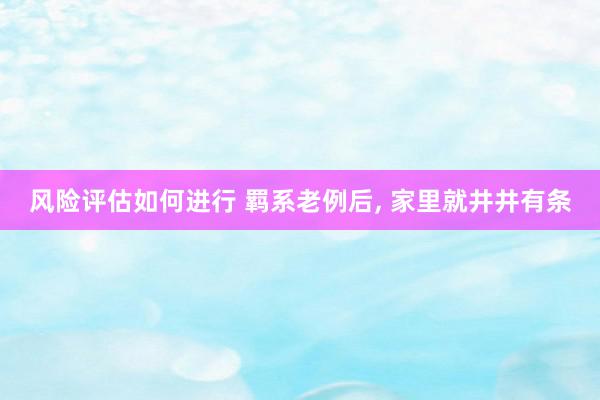 风险评估如何进行 羁系老例后, 家里就井井有条